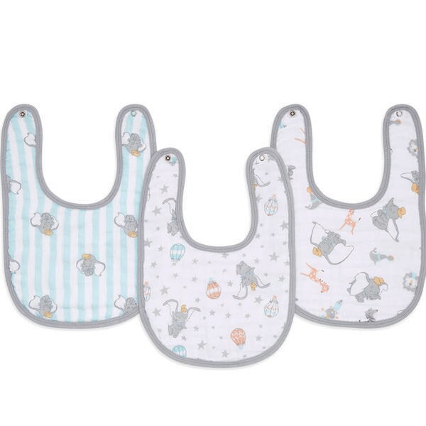 【aden + anais】スナップビブ/ダンボニューハイツ/3枚