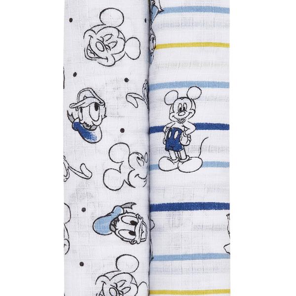 【aden + anais】スワドル/ミッキースターゲイザー/2枚