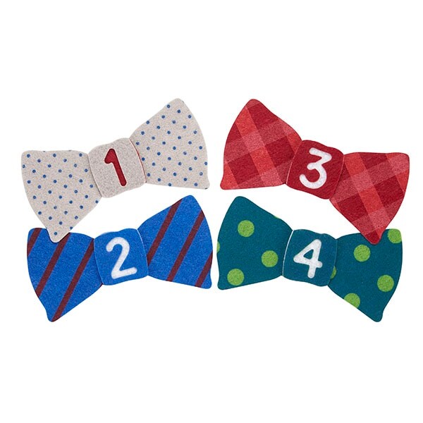 【ベビー雑貨】【pearhead】ベビー・フェルトステッカー　蝶ネクタイ