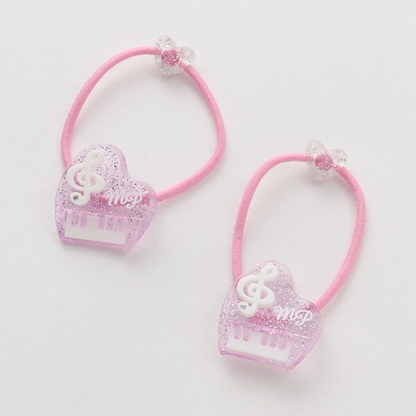 ピアノラメヘアポニー2個セット