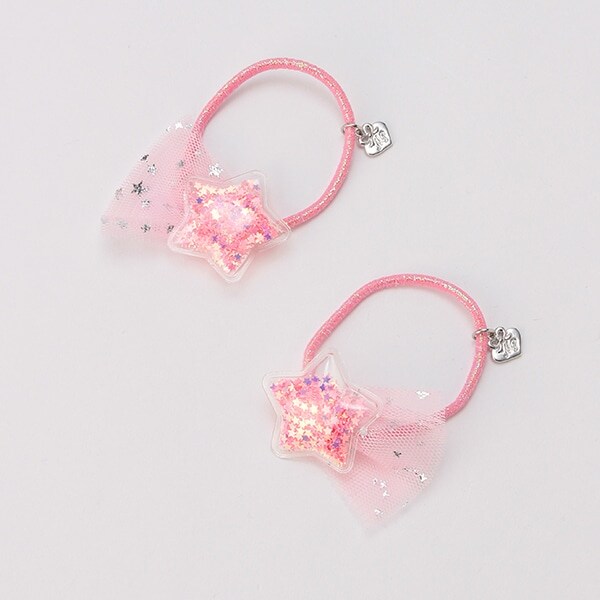 スターチュールヘアポニー2個セット【日本製】