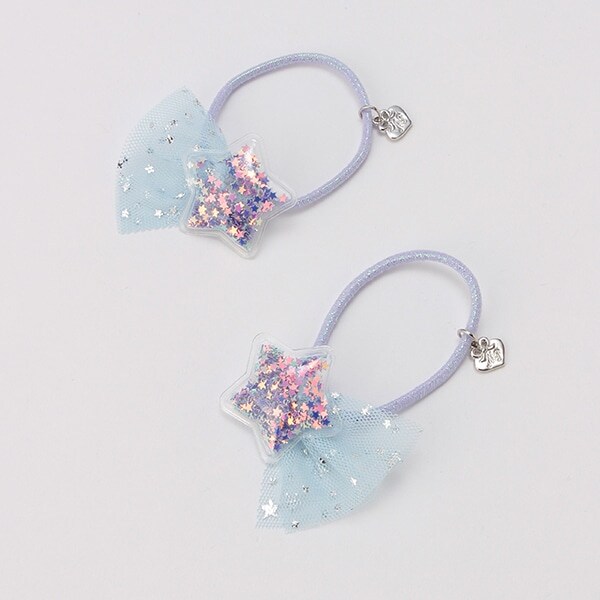 スターチュールヘアポニー2個セット【日本製】