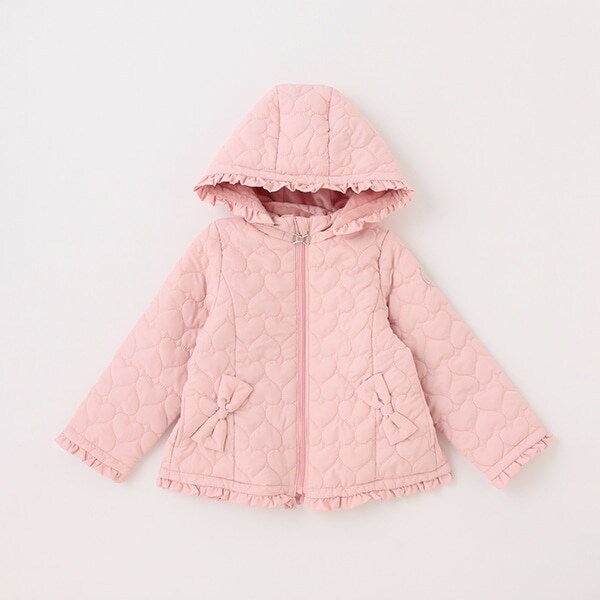 ハートキルト　ジップパーカブルゾン