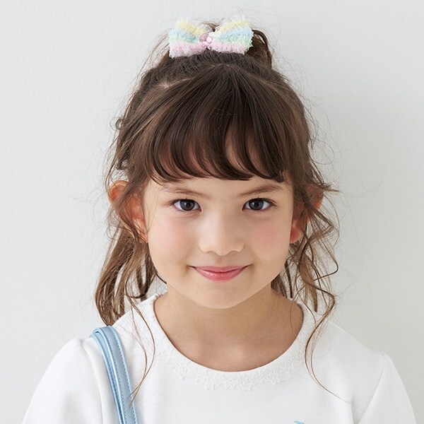 チュールリボン　ヘアポニー【日本製】