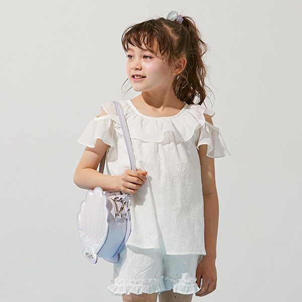 シェル柄レースチュニック