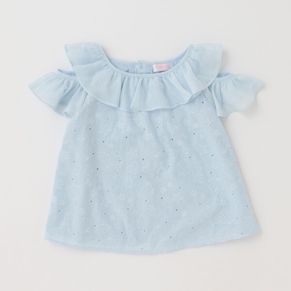 シェル柄レースチュニック