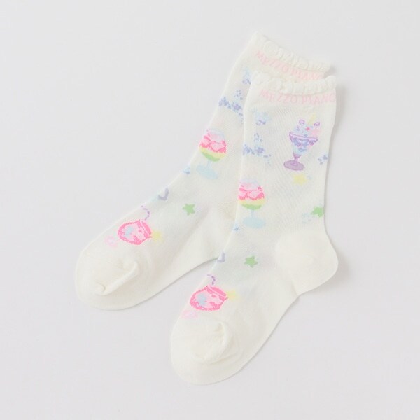 アイシーソーダポップ柄　ソックス【日本製】