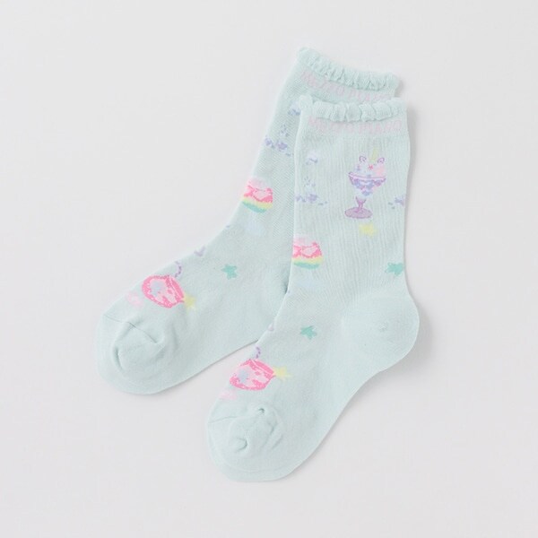 アイシーソーダポップ柄　ソックス【日本製】