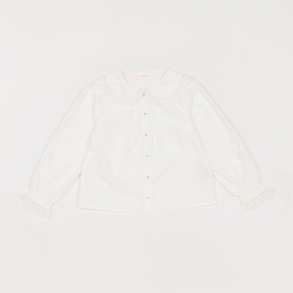 音符レースブラウス