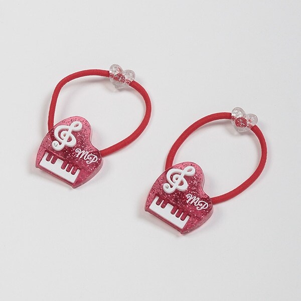 ピアノ　ヘアポニー2個セット【日本製】