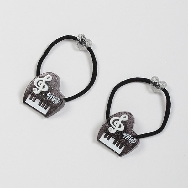 ピアノ　ヘアポニー2個セット【日本製】