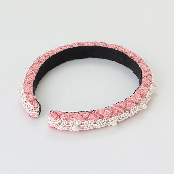 ツィード　プックリカチューシャ【日本製】