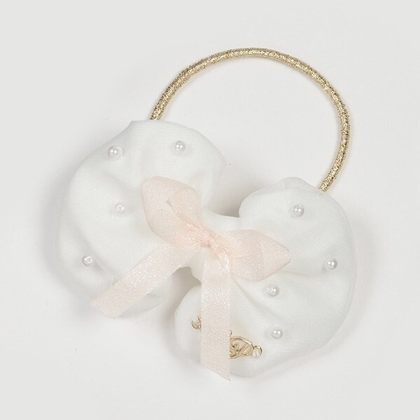 ぷっくりリボン　ヘアポニー【日本製】