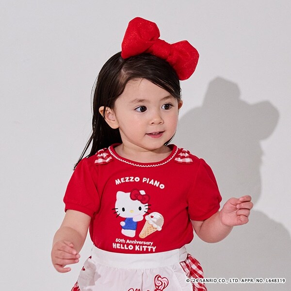 【Hello Kitty 50th】裾スカラップTシャツ