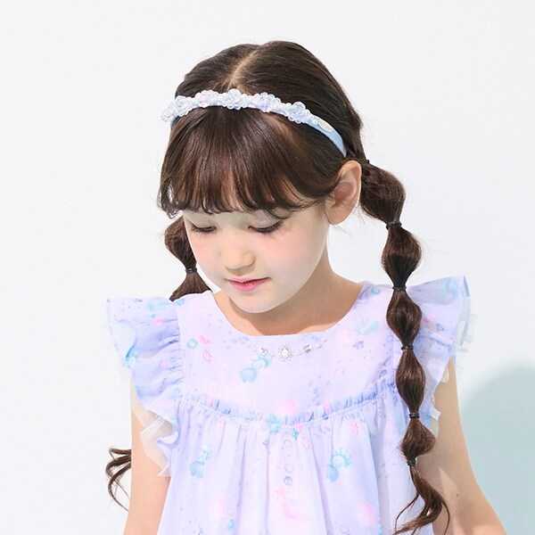 ビーズ　カチューシャ