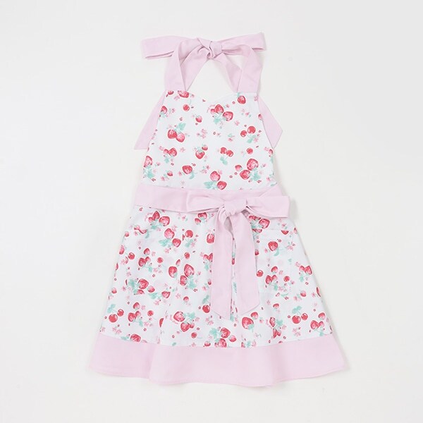 35th復刻イチゴ柄　レディースサイズ　エプロン