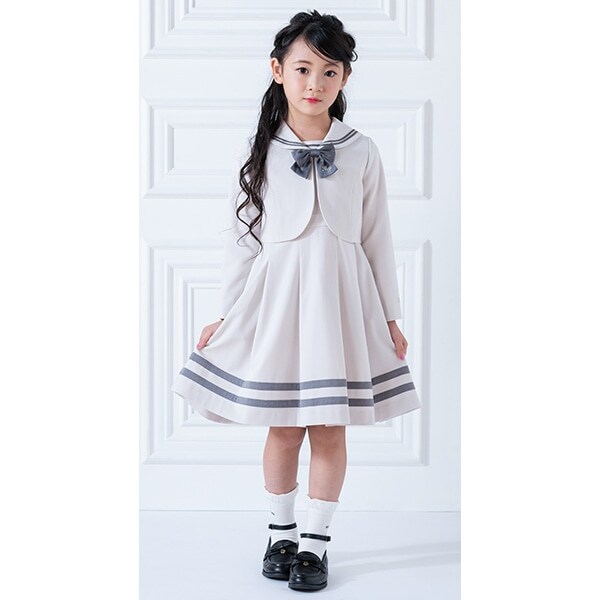 セーラーカラーアンサンブル　ワンピースセット