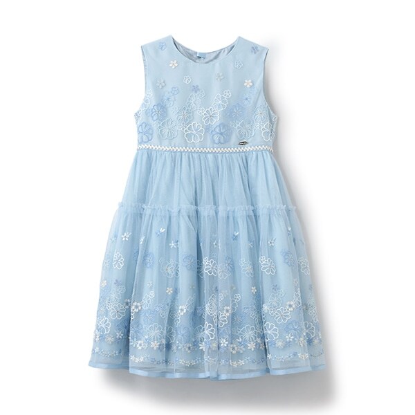 花刺しゅうチュールドレス