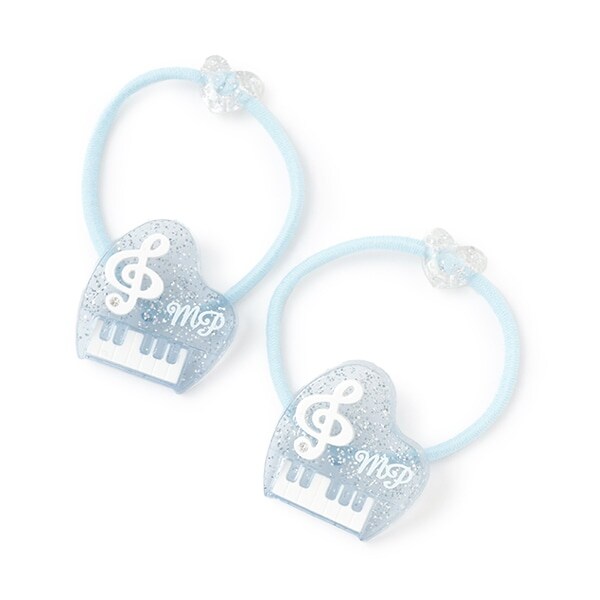 ピアノ　ヘアポニー2個セット