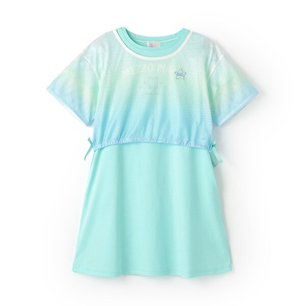 グラデーションメッシュ＆ワンピースセット