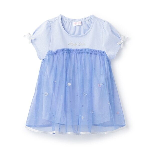 グラデーションチュール　チュニック