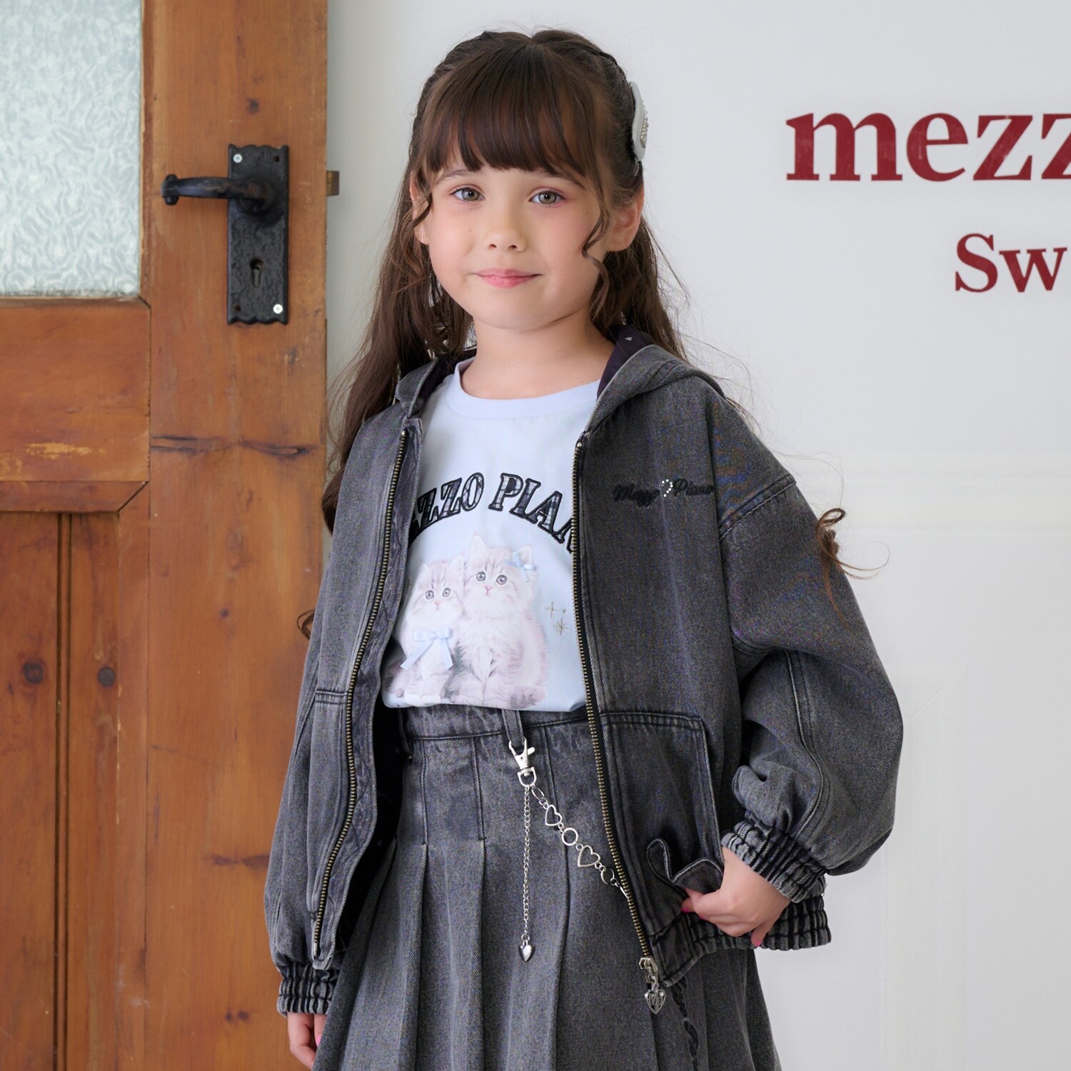 デニムブルゾン