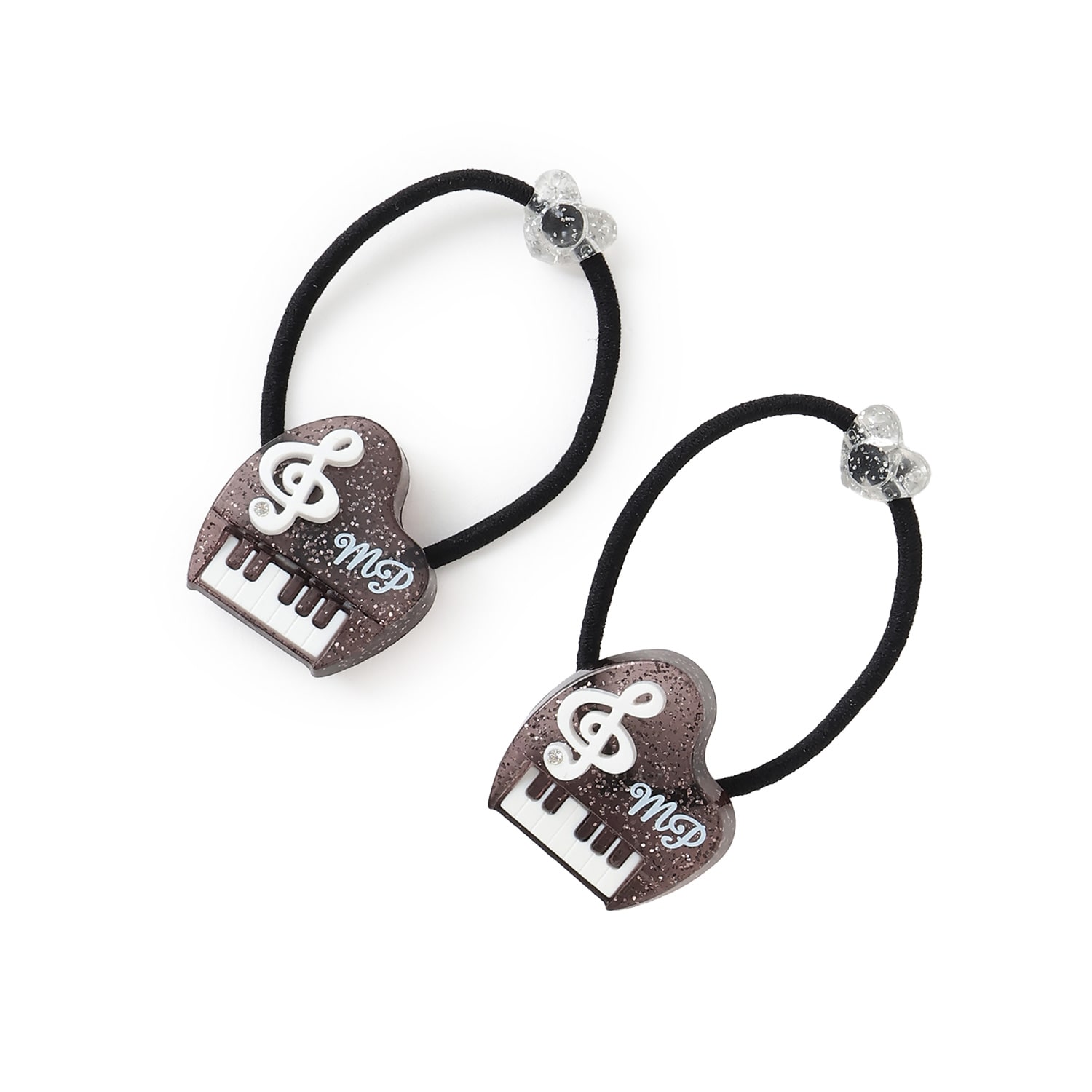 ピアノ　ヘアポニー2個セット