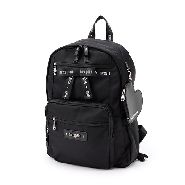 約21L　ハートポーチつきロゴリボンリュック