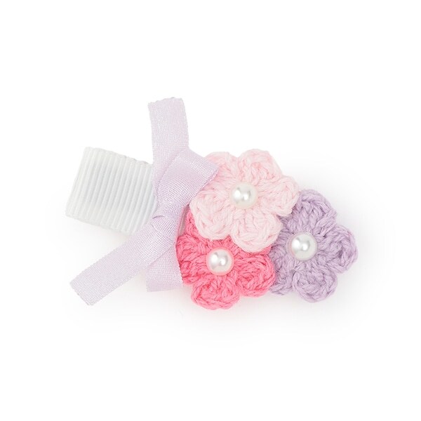 花モチーフ　ヘアクリップ