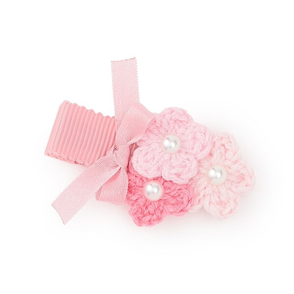 花モチーフ　ヘアクリップ