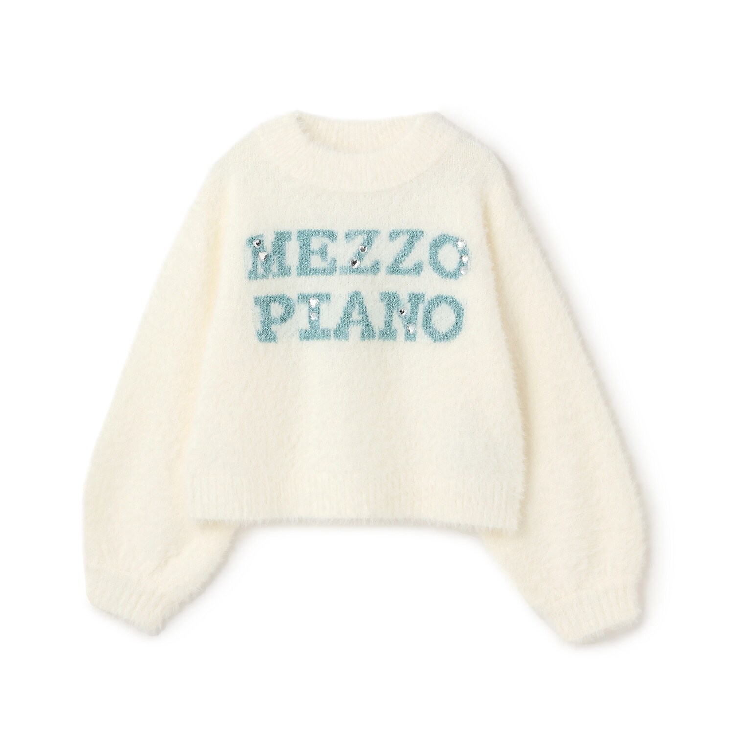 ロゴシャギーニット　プルオーバー