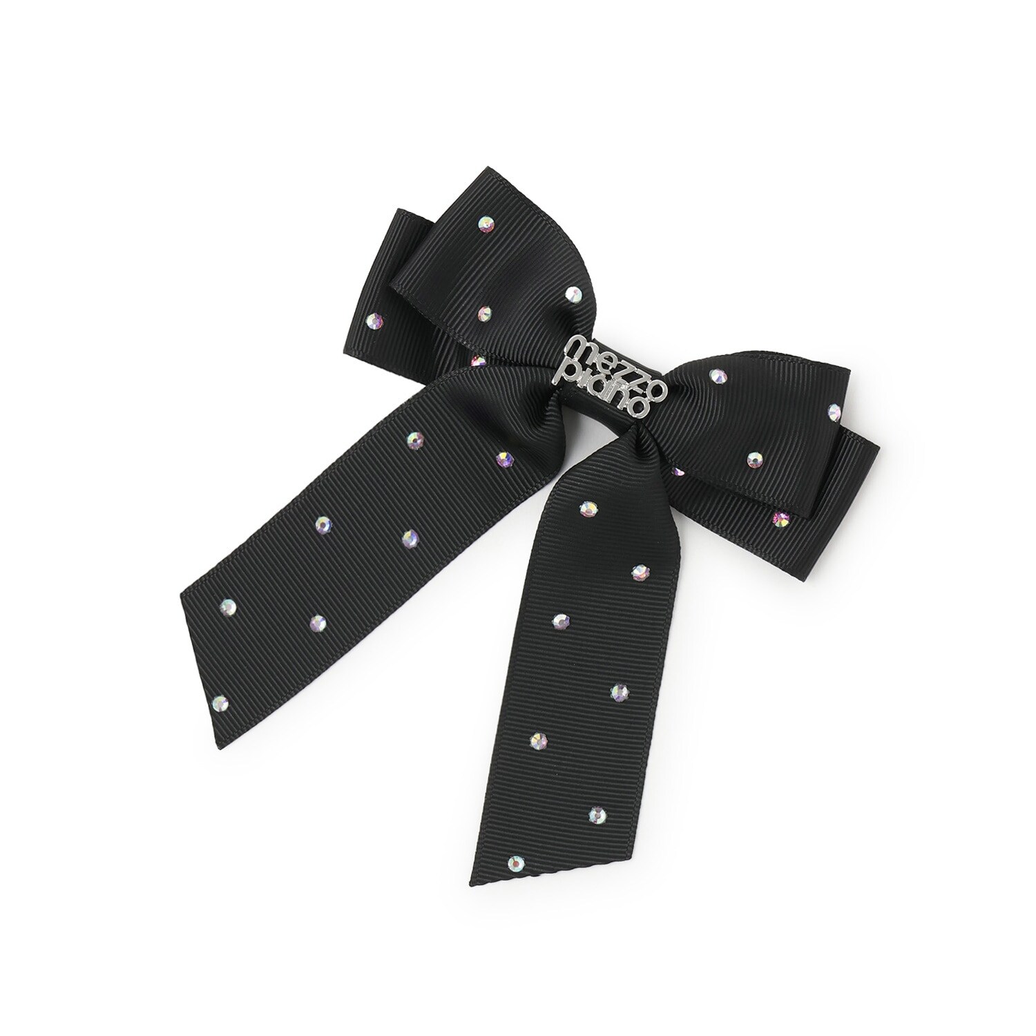 キラキラリボン　ヘアクリップ