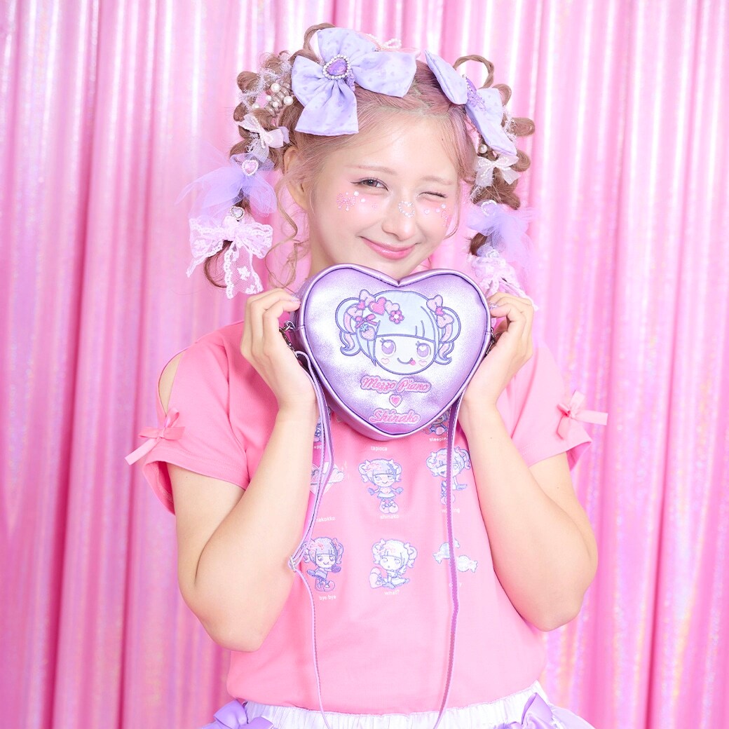 【しなこちゃん】推し活ハートポシェット