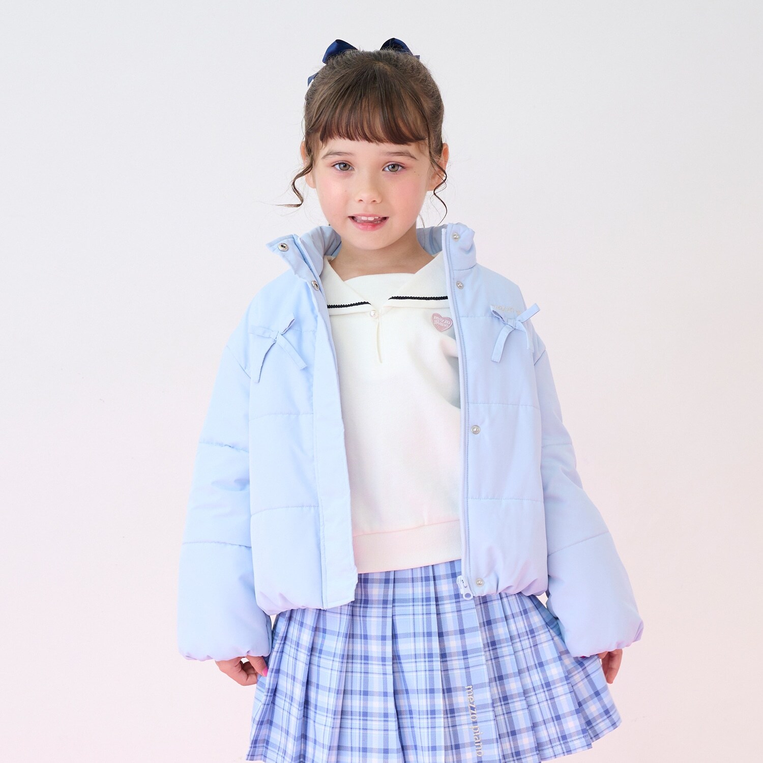 リボン　中わたブルゾン