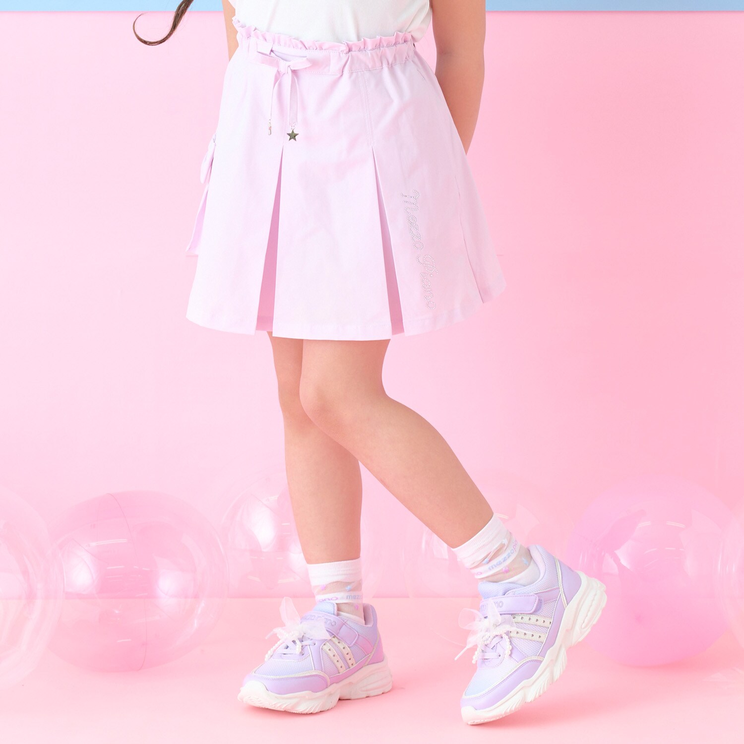 リボンカーゴポケット　スカパン