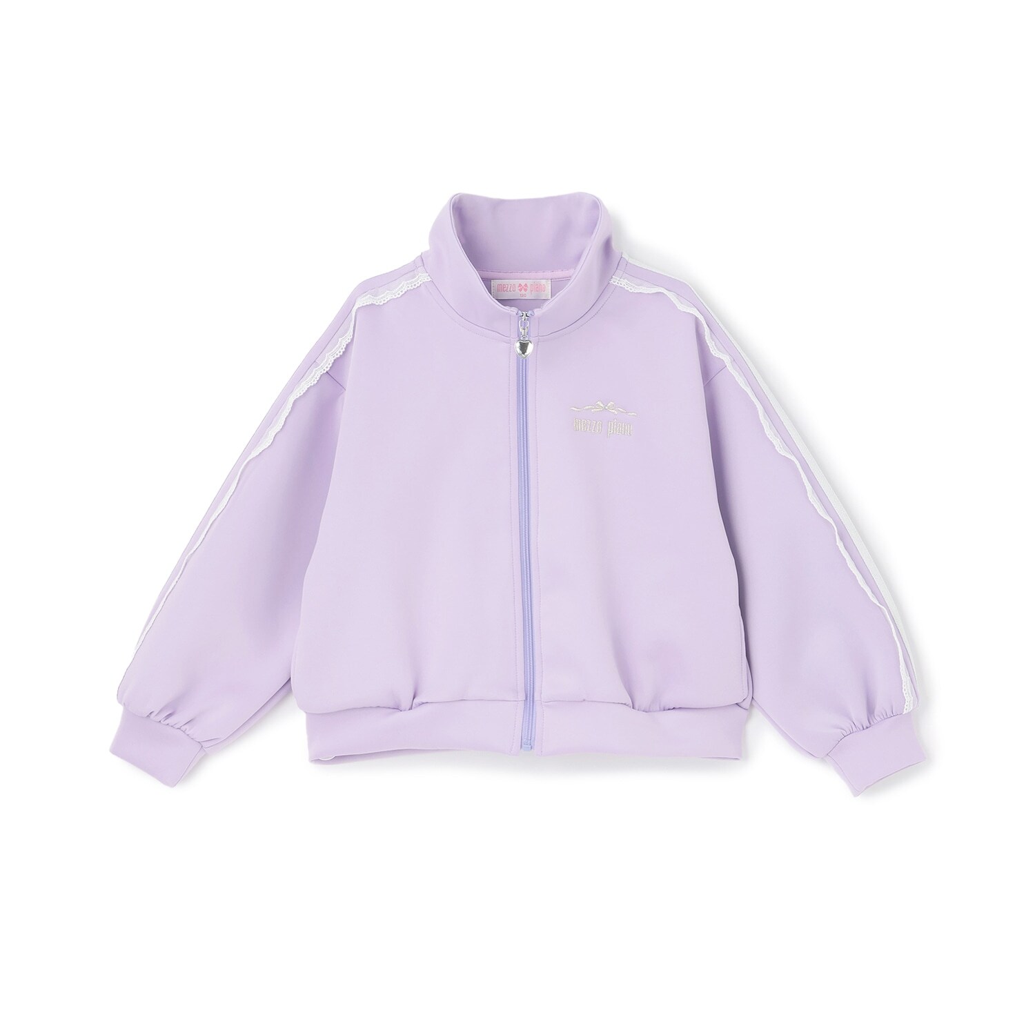 袖レースライン　ZIPジャージ