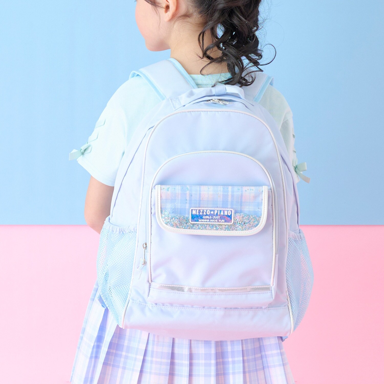 キラキラリュック容量約18L