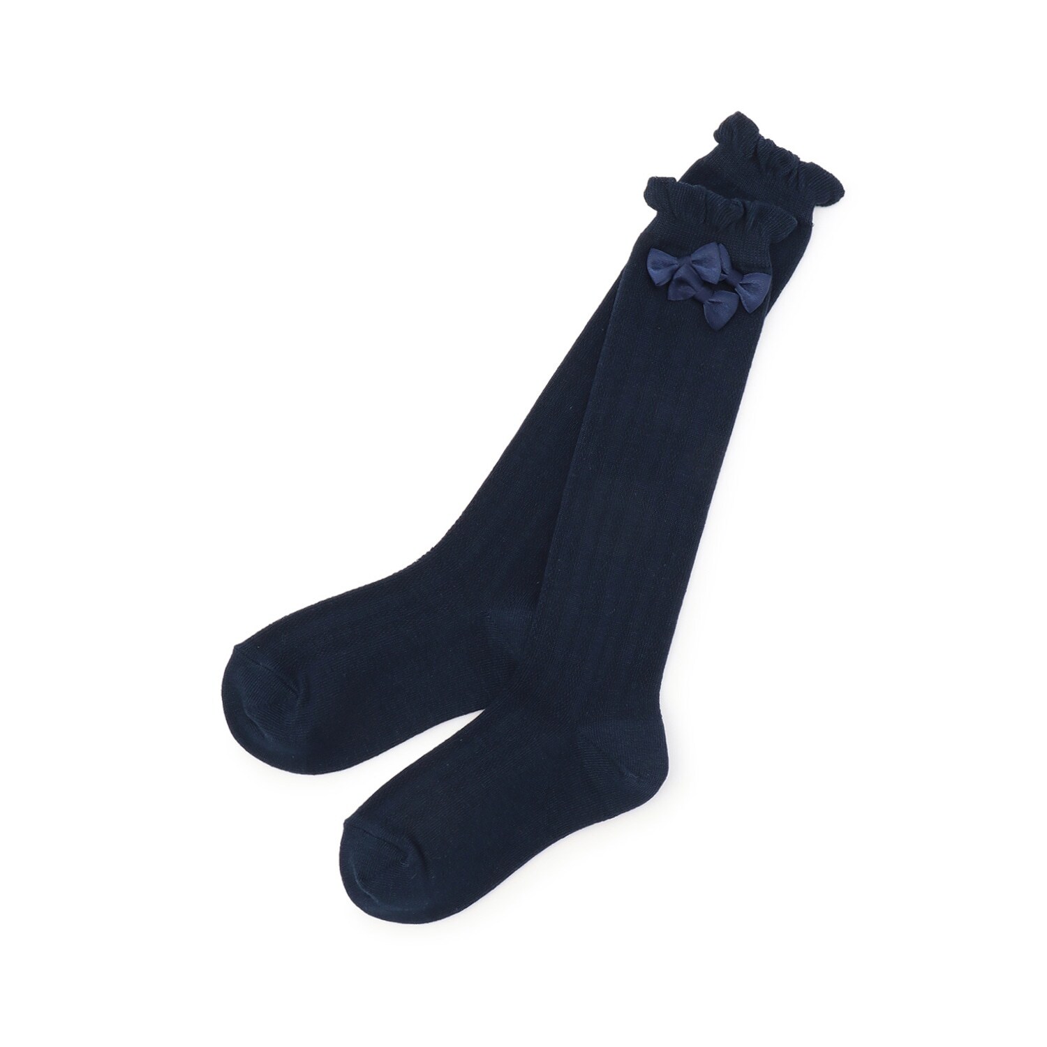 リボンイッパイ　ハイソックス【日本製】