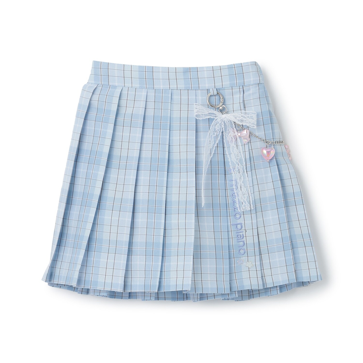 チェーン飾りつき　プリーツスカパン