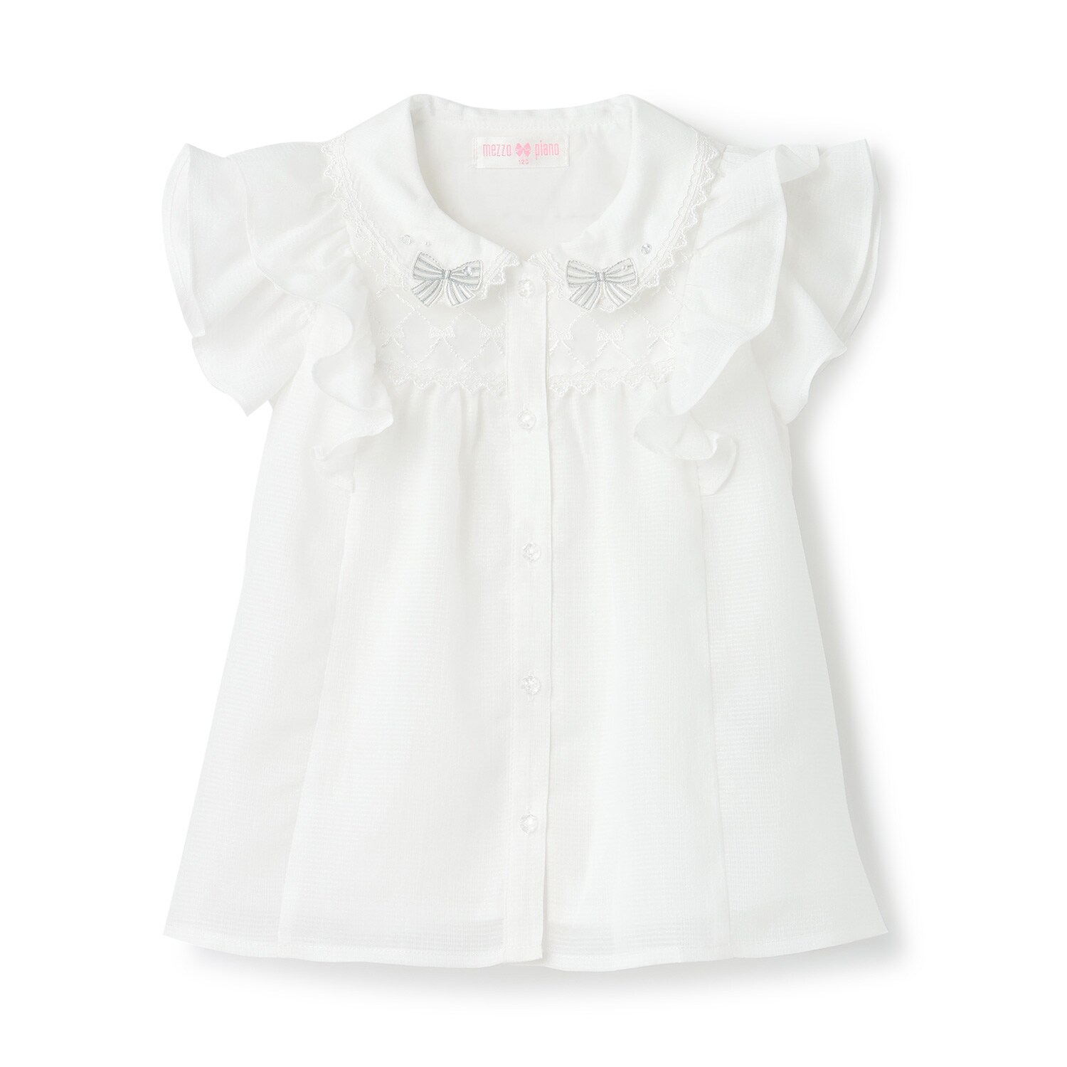 シフォンフリル　ブラウス