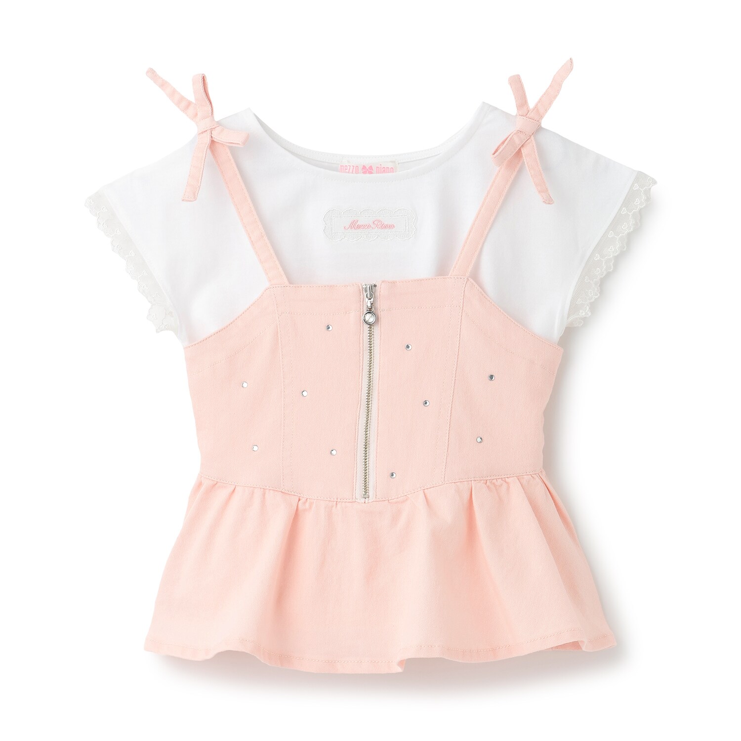 裾フレアビスチェ　＆半袖Tシャツセット