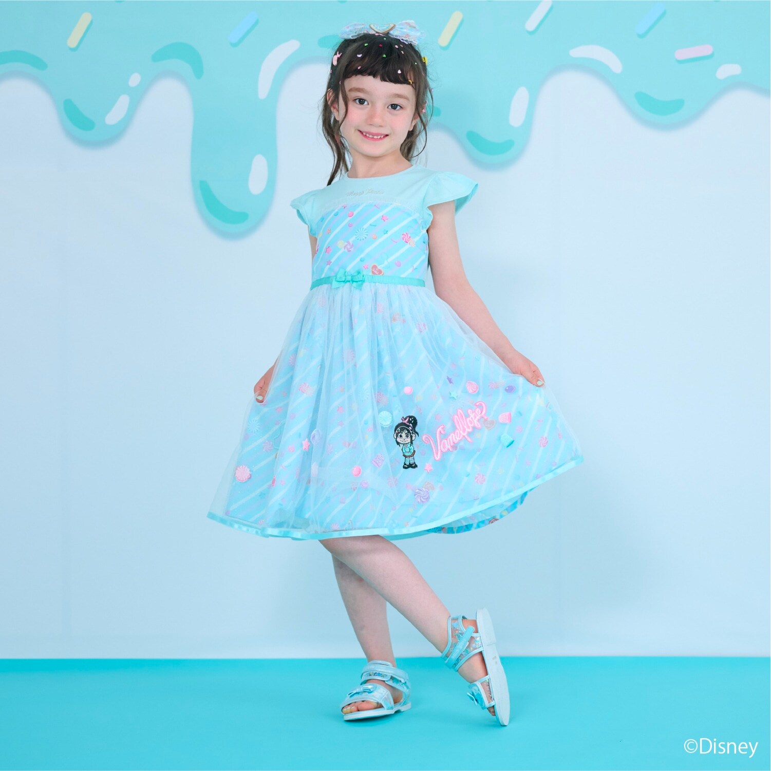 【シュガー・ラッシュ】総柄ワンピース