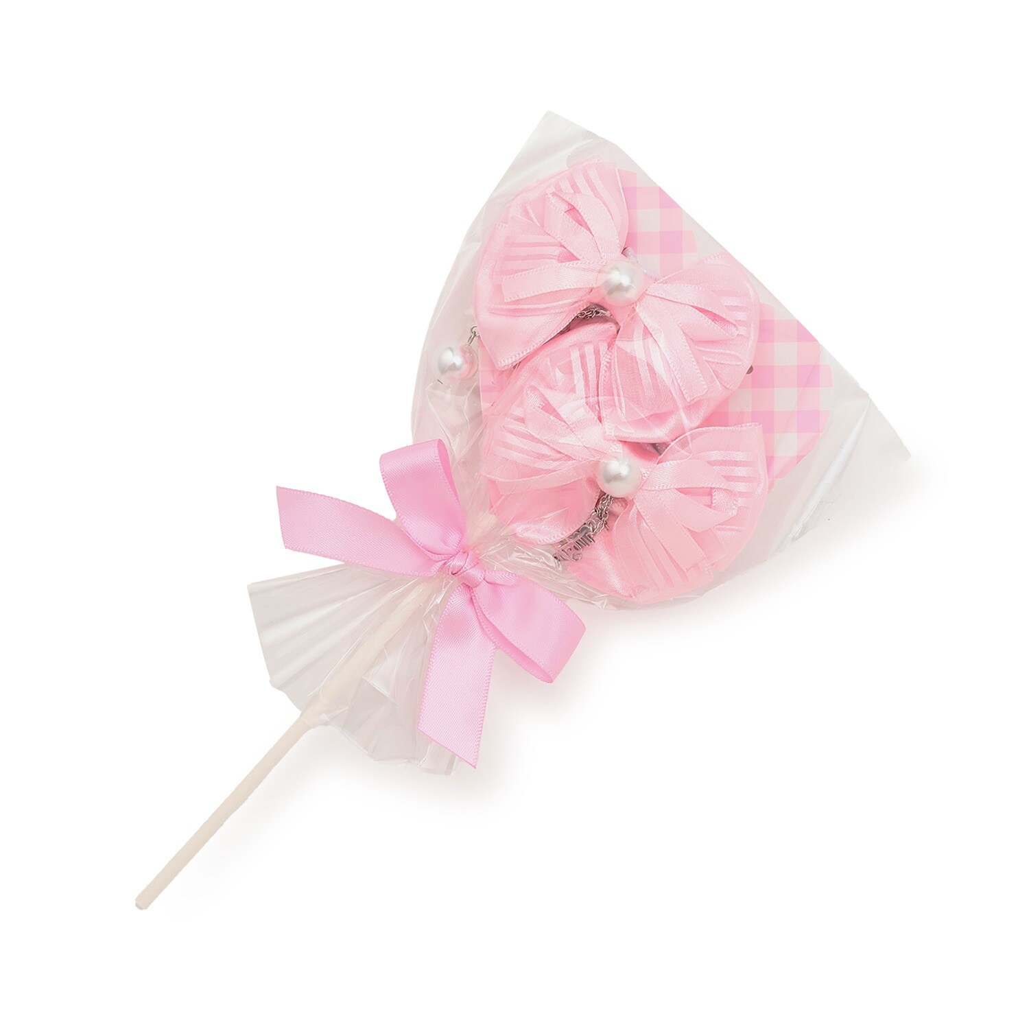 キャンディラッピング　リボンパールヘアアクセサリーセット