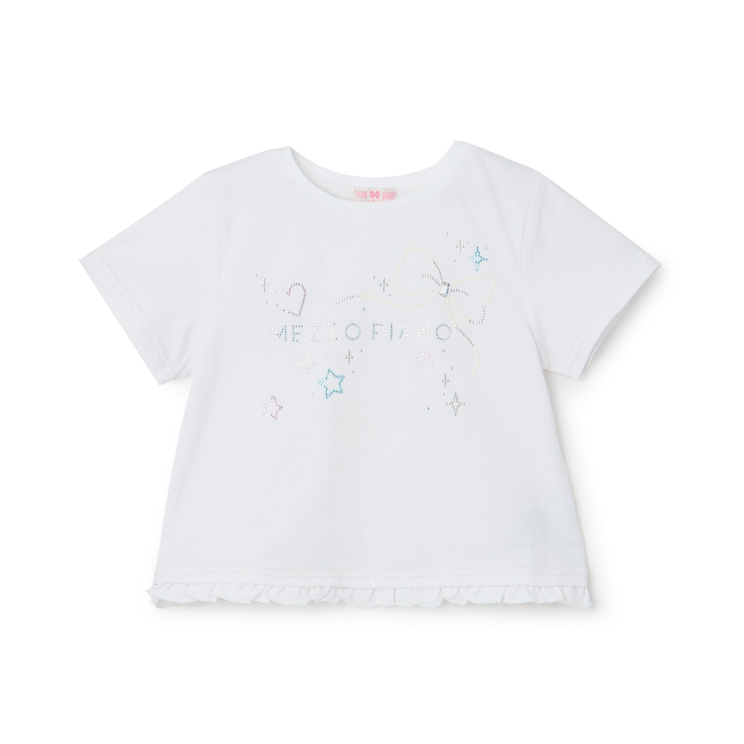 キラキラモチーフロゴ　半袖Tシャツ