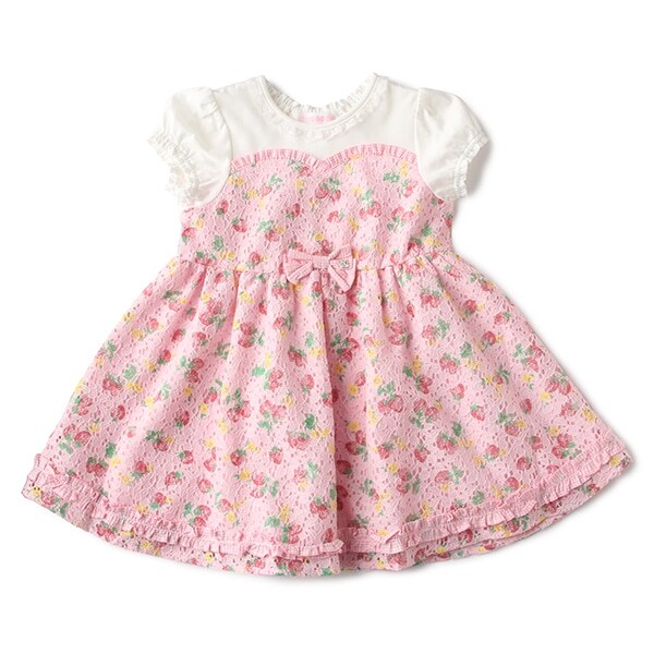 ドッキングイチゴレースワンピース