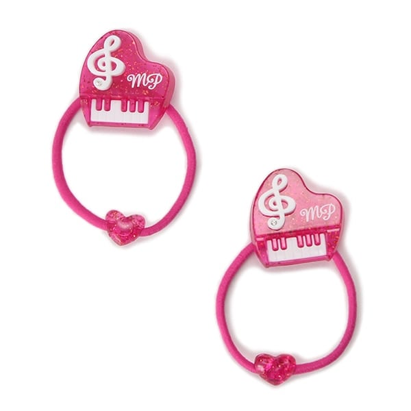 ラメピアノ ヘアポニー2個セット