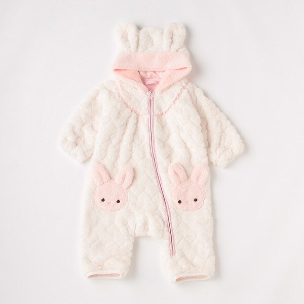 【人気商品再入荷】【直営店で取り扱い無し】ウサギファーアウターオール