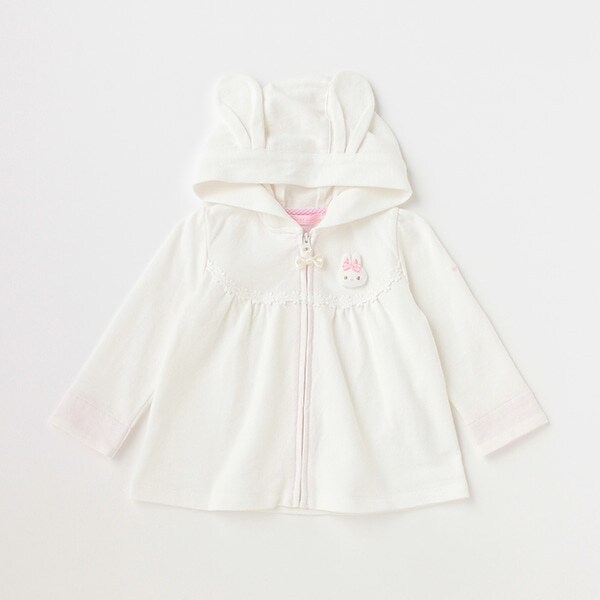 ウサギマスコットつきウサ耳パーカ