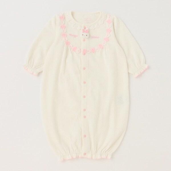 ウサギマスコットつき2wayオール