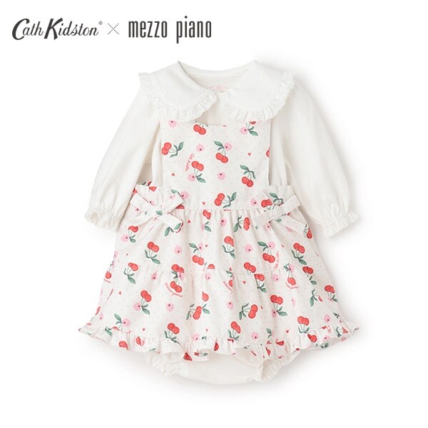 【Cath Kidston】エプロンスカート＆ロンパースセット